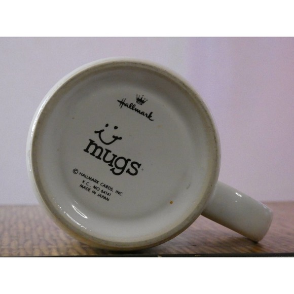 Vintage Hallmark Nine O Clock Drag/Five O Clock Dash Mug Made in Japan - Picture 9 of 10